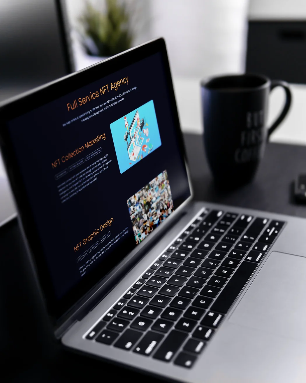 BTI website on Macbook
